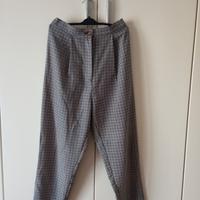 H&M Divided pantaloni donna a quadretti
