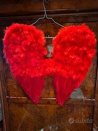 Carnevale  - Ali vera piuma rosse