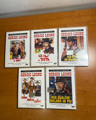 Lotto 5 DVD Sergio Leone- Il Grande Cinema