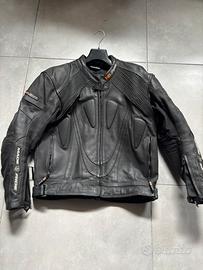 Giacca moto pelle
