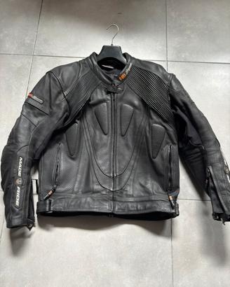 Giacca moto pelle