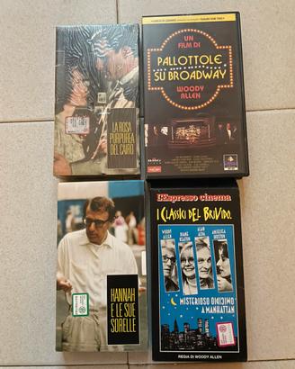 4 vhs collezione Woody Allen