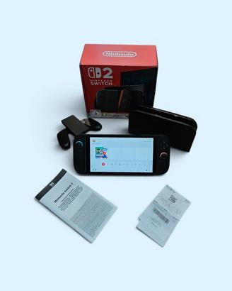 Nintendo Switch 2 + Mario Kart Nuovo con scontrino