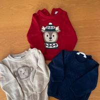 Maglioncini bimbo 6/9 mesi