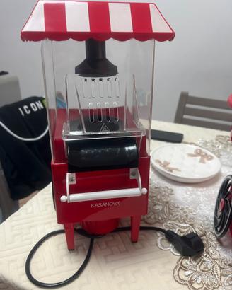 macchina per pop corn e zucchero filato