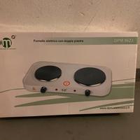 Fornello elettrico a doppia piastra
