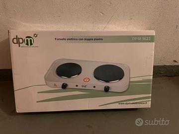 Fornello elettrico a doppia piastra