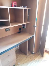 Mobile scrivania a scomparsa 