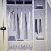 Armadio bianco Ikea con ante bianche Grimo