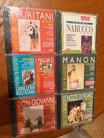 Set di n.6 CD audio opera lirica