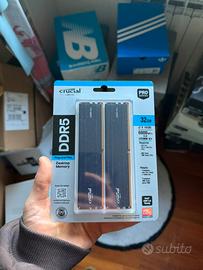 Crucial Pro DDR5 32GB (2x16GB) 6000MHz CL48