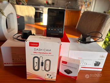 Kit dashcam VIOFOA329S completo pari a nuovo