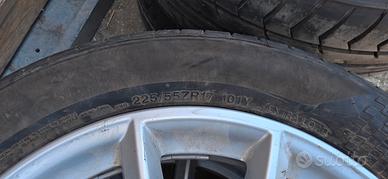 cerchi + gomme bmw x1 225/55/r17