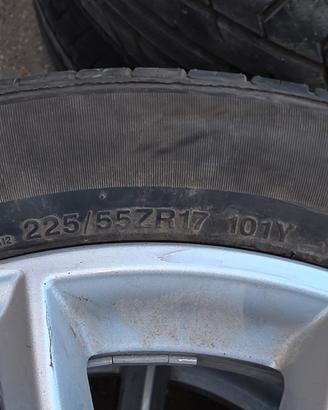 cerchi + gomme bmw x1 225/55/r17