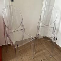 Sedie Victoria Ghost Kartell design trasparenti