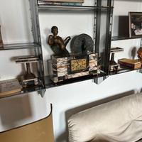 Orologio Valery Limoges marmo con candelabri