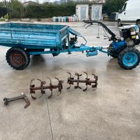 Motozappa sep 10 hp diesel carrello trazionato