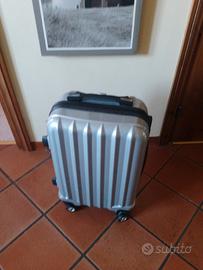 trolley piccolo grigio metallizzato 