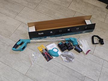 Decespugliatore 21V con 2 batterie e lame multiple