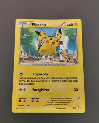 Carta Pokémon Pikachu 6/12 PROMO McDonald's 2016