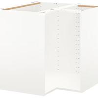 IKEA METOD Struttura per mobile base angolare, bi