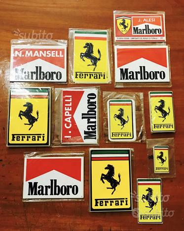 150 adesivi Ferrari/Marlboro e piloti ( vari ) - Collezionismo In vendita a  Caserta