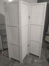 Separè paravento in legno