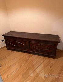 Cassapanca antica legno da collezione dell’ 800