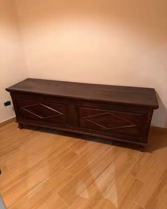 Cassapanca antica legno da collezione dell’ 800