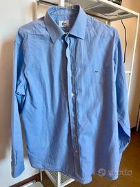 Camicia Lacoste originale azzurra