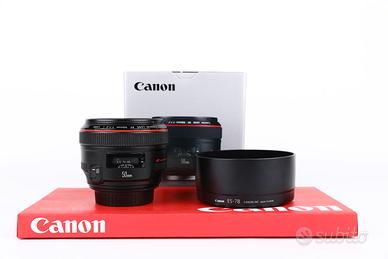 Canon 50mm f1.2 L USM USATO GARANTITO PER DUE ANNI