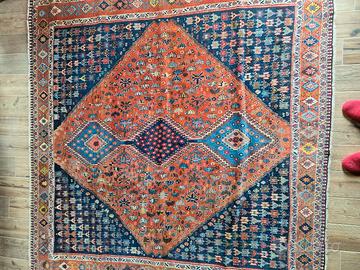 tappeto yalame 200x200 annodato in lana