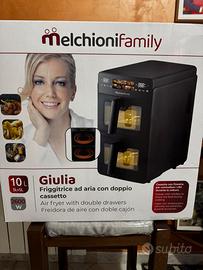 Friggitrice ad aria doppio cestello 5 l+ 5 l