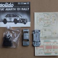 Solido Abarth 131 Rally metallo 54K, 1/43, 3 decal