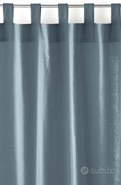 Tenda in 100% cotone per bastone colore celeste