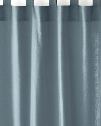 Tenda in 100% cotone per bastone colore celeste
