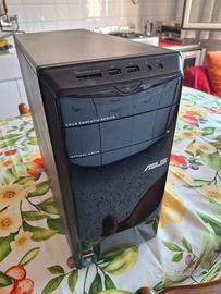 pc Asus CM1740+ tastiera +monitor+ mouse+ cavi