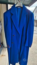 Cappotto uomo in lana e cashmere doppiopetto lungo