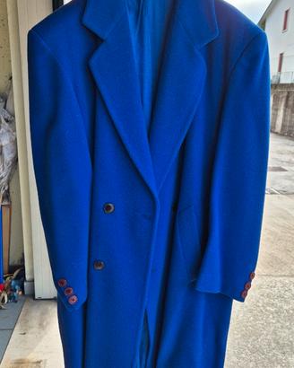 Cappotto uomo in lana e cashmere doppiopetto lungo