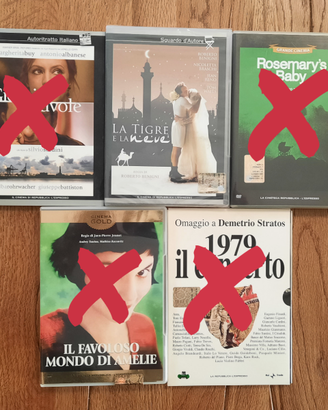 DVD vari - Cinema Italiano e Internazionale