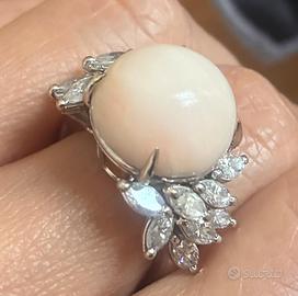 Anello oro e diamanti