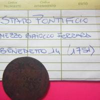 (447) - Antica Moneta Benedetto XIV