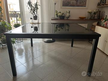 Tavolo in alluminio ultra leggero + 4 sedie