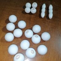 20 pomelli di ceramica forma sferica e maniglie