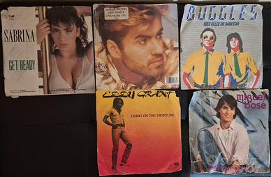 LOTTO 5 DISCHI VINILE 45 giri RARI SABRINA-BOSE-