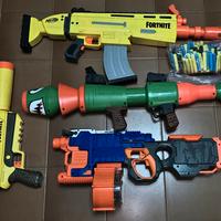 Set blaster NERF/Fortnite + proiettili 
