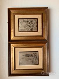 Quadri vintage in argento