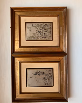 Quadri vintage in argento