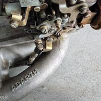 carburatore più collettore e scatola filtro aria