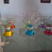 coppette da dessert con piede Red Co. Coral Orion 